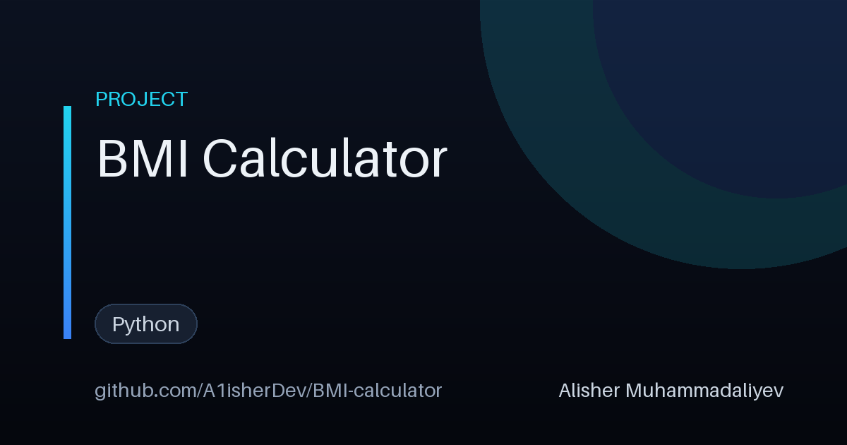 BMI Calculator