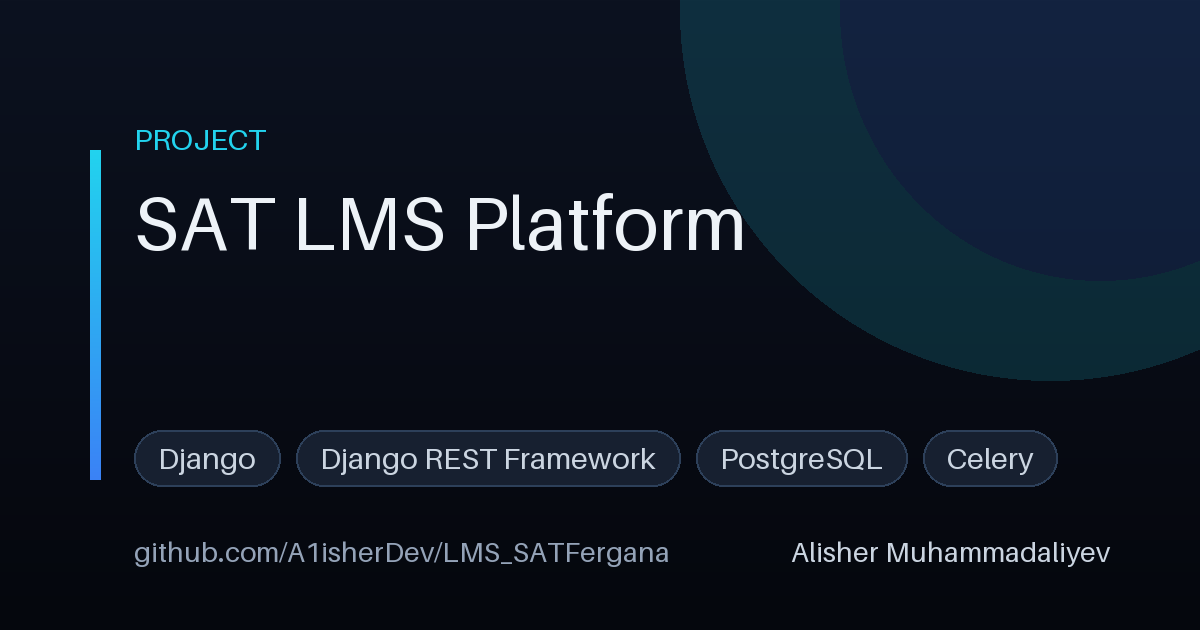 SAT LMS Platform